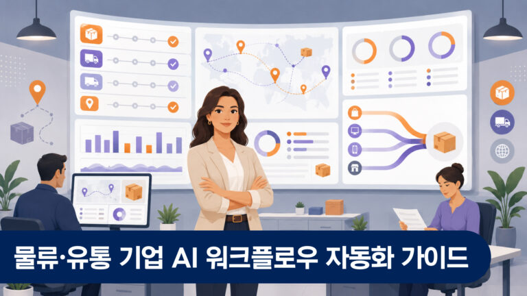 물류·유통 기업 AI 워크플로우 자동화 가이드 — 재고·배송·주문 처리 완전 자동화 실전 전략 (2026)