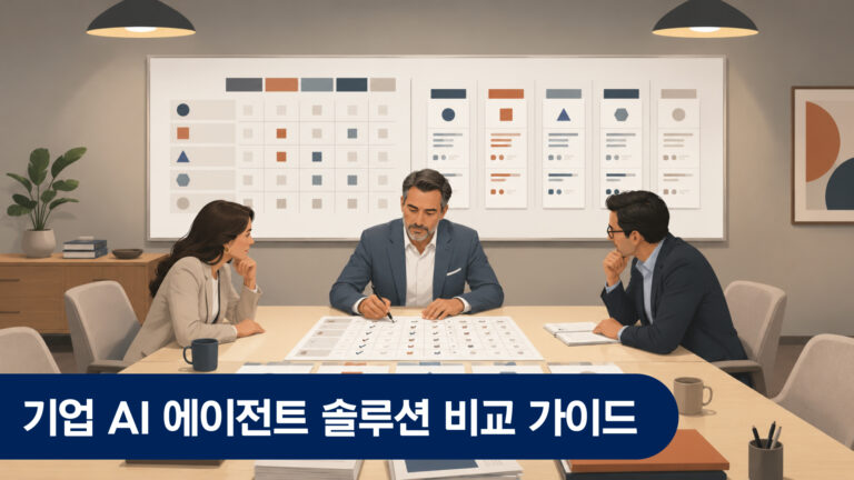 기업 AI 에이전트 솔루션 비교 가이드 2026 — 중소기업 선택 기준 완전판과 국내 솔루션 비교