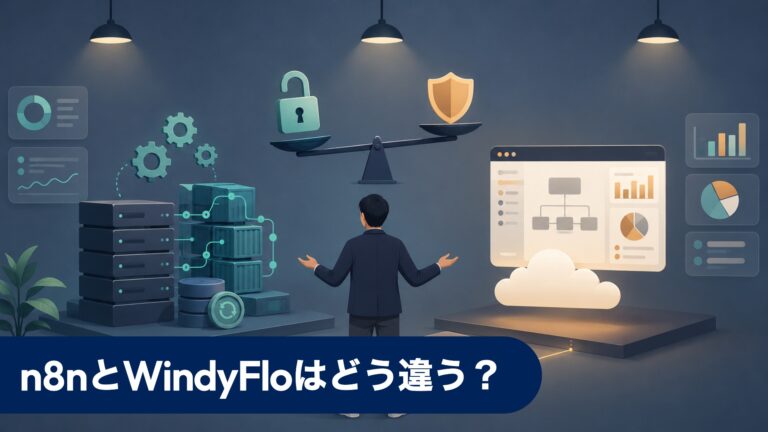 n8nとWindyFloはどう違う？— オープンソース vs エンタープライズ比較
