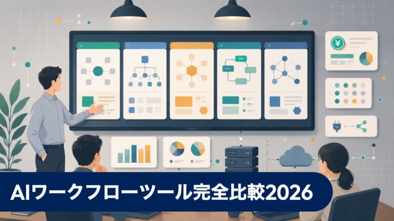 AIワークフローツール完全比較2026 — Zapier・Make・n8n・Dify・WindyFlo