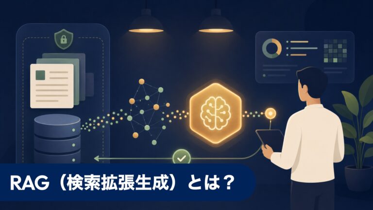 RAG（検索拡張生成）とは？ — 企業データをAIに組み込む方法