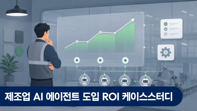 제조업 AI 에이전트 도입 ROI 케이스스터디 — 가상 시나리오 6개월 성과 분석