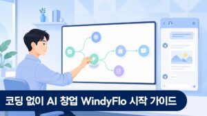 코딩 없이 AI 창업 WindyFlo 시작