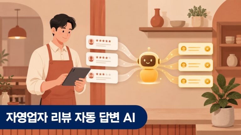자영업자 리뷰 자동 답변 AI — 소상공인도 바우처로 시작하는 방법