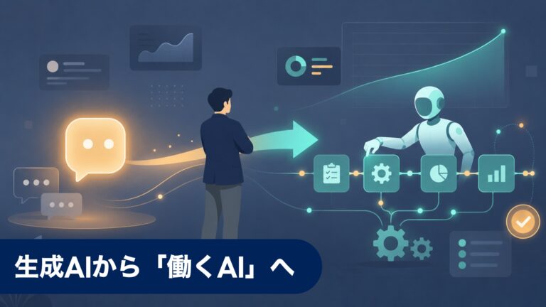 生成AIから「働くAI」へ — 2026年、AIエージェントで何が変わるのか