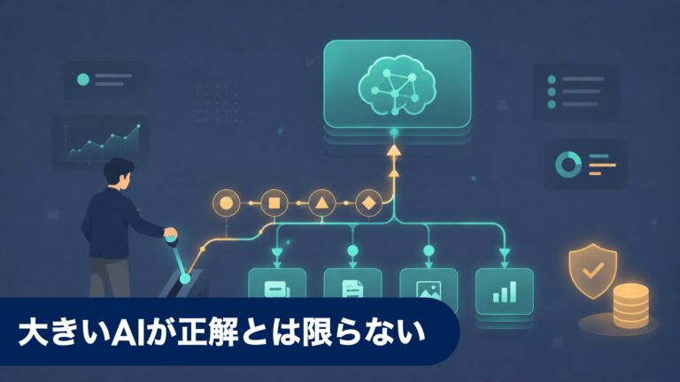 大きいAIが正解とは限らない — SLM・推論モデルで選ぶマルチモデル戦略