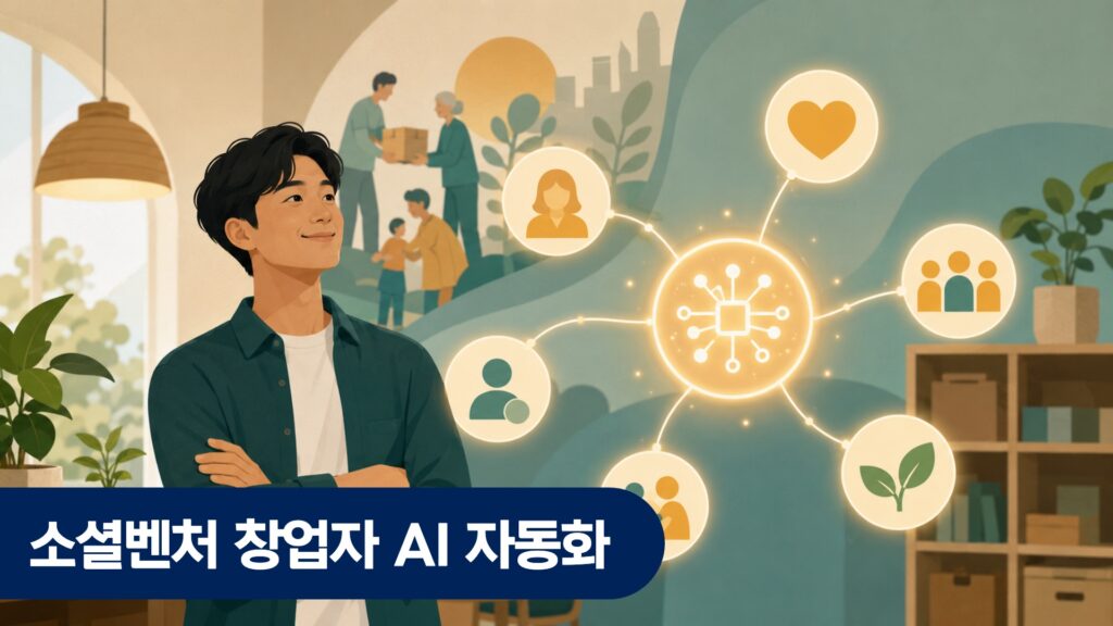 소셜벤처 창업자 AI 자동화 — 바우처로 실질 0원 시작하는 방법