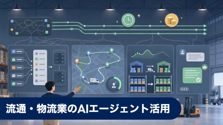 流通・物流業のAIエージェント活用 — 受発注・配送最適化の実践
