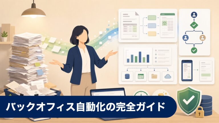 バックオフィス自動化の完全ガイド — 請求書・報告書・承認フロー