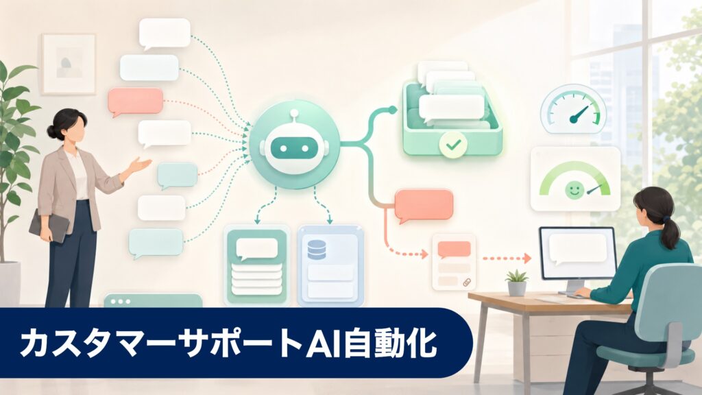 カスタマーサポートAI自動化 — 応答率85%・30秒対応を実現した方法