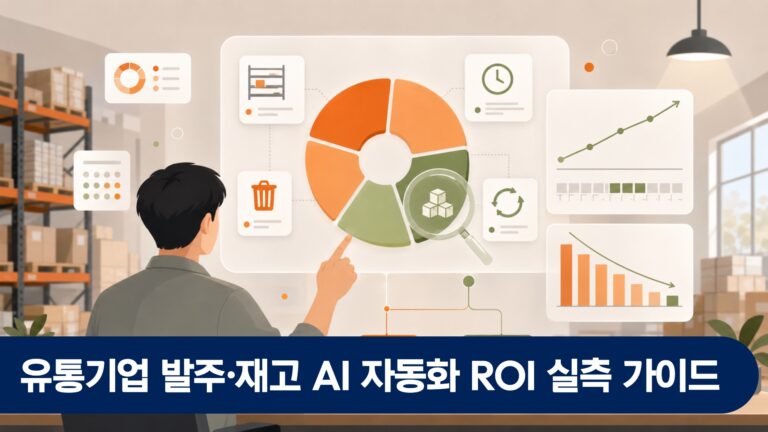 유통기업 발주·재고 AI 자동화 ROI 실측 가이드 — 실제 절감 비용 공개