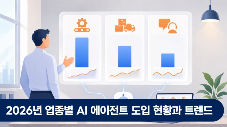 2026년 업종별 AI 에이전트 도입 현황과 트렌드 — 제조·유통·서비스 비교