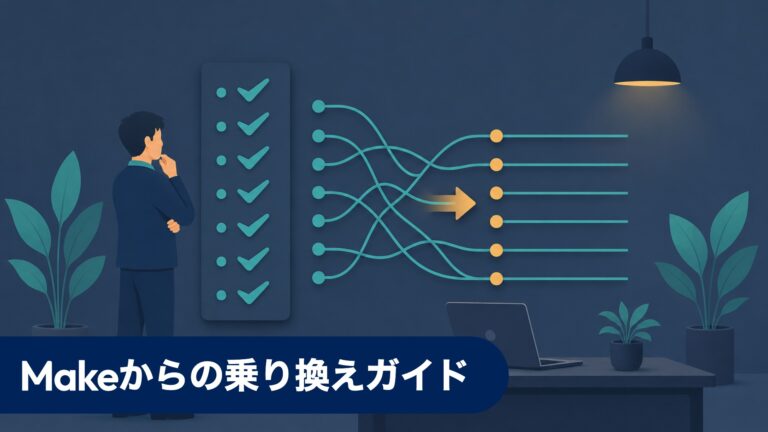 Makeからの乗り換えガイド：再構築の負担をチェックリストで可視化