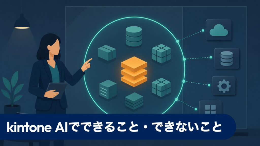 kintone AIでできること・できないこと：社内データの外側という境界