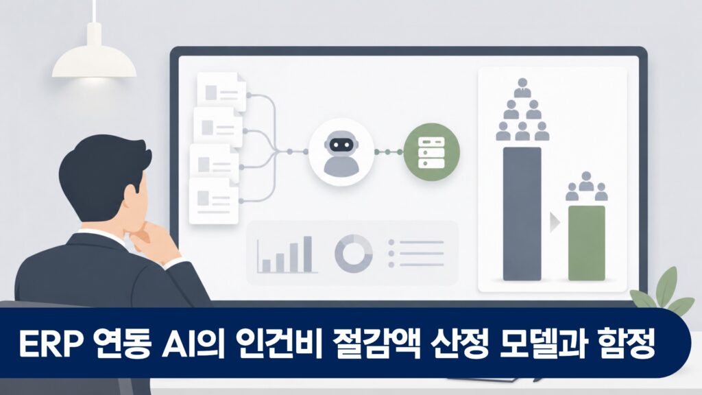 ERP 연동 AI의 인건비 절감액 산정 모델과 함정