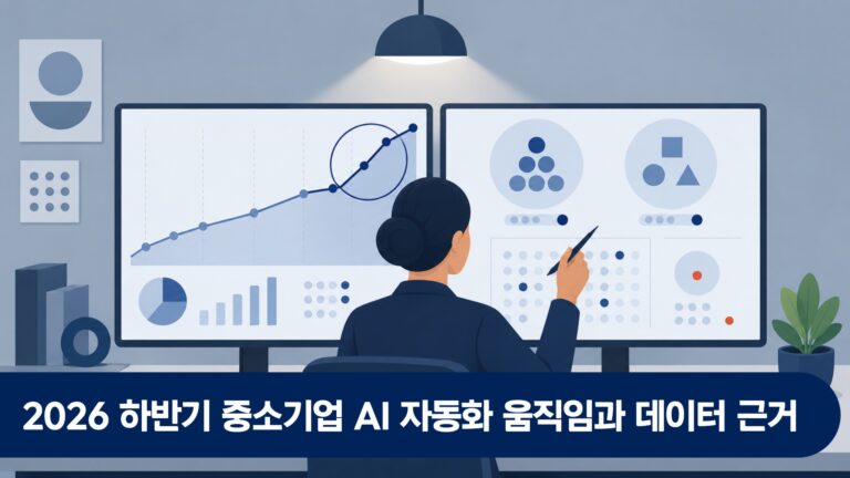 2026 하반기 중소기업 AI 자동화 움직임과 데이터 근거