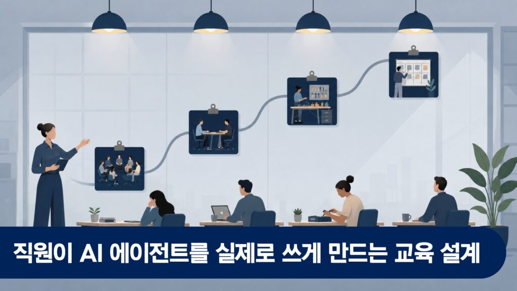 직원이 AI 에이전트를 실제로 쓰게 만드는 교육 설계