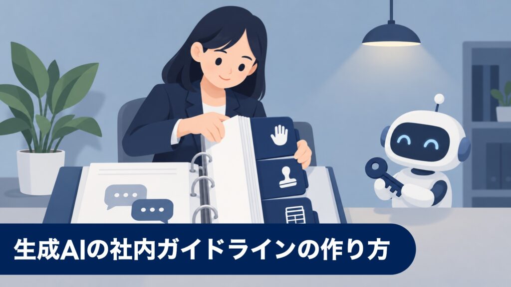 生成AIの社内ガイドラインの作り方 — チャット利用のルールにエージェントの権限を足す