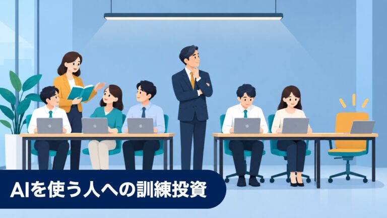AIを使う人への訓練投資 — 労働経済白書2026が示す日本企業の空白